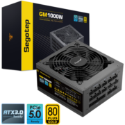 鑫谷（Segotep）GM1000W ATX3.0金牌全模组电源（原生PCIE5.0支持4090/全电压/台式游戏电脑主机箱电源）