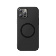 ESCASE 苹果12手机壳磁吸 iPhone12 pro保护套 magsafe磁吸充电壳超薄防摔壳男女款分体式 黑色HTC-14