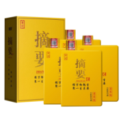 ZHAI YAO 摘要 金沙回沙酒 摘要酒(尊享版)酱酒 高度白酒 53度 高端商务宴请 550ml*4 礼盒整箱装