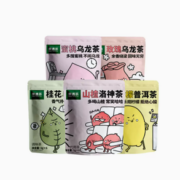FRUIT MEET TEA 果遇茶 普洱桂花蜜桃乌龙冷热双泡茶1袋 6小包