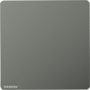 西门子（SIEMENS） 【清单报价】皓彩深灰银无边框大面板 开关插座面板家用暗装86型 单开单控