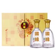今世缘 国缘对开 42%vol 柔雅型白酒 500ml*2瓶 礼盒装