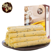 粮丰园蛋卷黑芝麻蛋卷156g下午茶点心零食传统糕点酥饼干