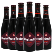 西麦尔（Westmalle） 双料修道士精酿 啤酒 330ml*6瓶 整箱装 比利时进口