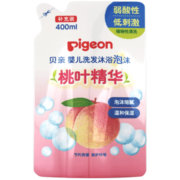 贝亲（Pigeon）婴儿洗发沐浴露  洗发沐浴二合一 补充装  桃叶精华 400ml IA228