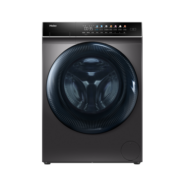 海尔（Haier）滚筒洗衣机全自动 水洗除菌螨 10KG直驱变频 智能投放洗衣液MATE7 【晶彩系列】15分钟速洗|摇篮柔洗