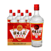 桂林三花酒 高度白酒 米香型 三星 52度 480ml*6瓶 整箱装