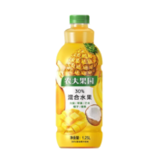 农夫山泉农夫果园30%混合果汁饮料 凤梨苹果1.25L*2瓶