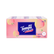 得宝  TEMPO 手帕纸 甜心桃味  4层加厚 7张*6包