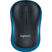 罗技（Logitech） M185（M186）B175无线鼠标 办公家用鼠标笔记本台式机鼠标即插即用 M186红色（USB接收器）