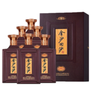 金沙回沙酒 纪年酒1951 酱香型白酒 53度 500ml*6瓶 整箱装