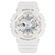 卡西欧（CASIO）BABY-G马卡龙潮流夜跑防水防震运动女士日韩手表BA-110GA-7A1