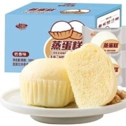 京东百亿补贴：千丝 奶香蒸蛋糕 496g