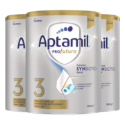 爱他美（Aptamil）【品牌官方授权】澳洲爱他美Aptamil白金版婴儿配方奶粉900g全段 白金3段-3罐（效期到24年11月）