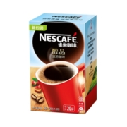 雀巢咖啡醇品美式无蔗糖纯黑咖啡速溶20杯可干嚼狂飙同款咖啡