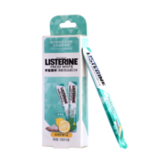 李施德林 (Listerine)含盐漱口水便携随身条装清新口气减少细菌10ml*8条