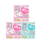 概率券：洁婷1013+护肤级少女系列百褶巾日用棉柔245mm8片装