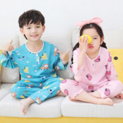 【全尺码一个价】儿童棉绸家居服套装
