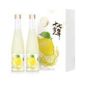 京东百亿补贴：十七光年 柠檬味 微醺果味甜酒 6度 两支礼盒装  果酒