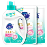 概率券：超能 洗衣液1kg+500g*2 家庭机洗手洗套装