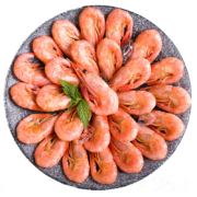 京喜特价:鲜京采 熟冻加拿大北极甜虾1.5kg/盒 90-120只/kg MSC认证 即食 海鲜