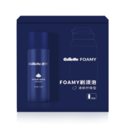 吉列剃须刀手动刮胡刀清新柠檬型剃须泡210gx3 啫喱泡沫剃须膏