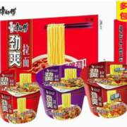 康师傅 劲爽经典方便面 三口味可选 12桶 整箱装