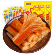 盐津铺子 手撕蟹柳网红零食蟹味棒即食海味休闲小吃独立包装 【约30包】原味 270g