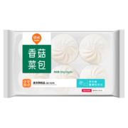 巴比 香菇菜包 300g*2包 共12只 早餐包子菜馒头 生鲜面点 速食方便菜