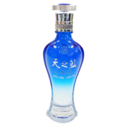 洋河蓝色经典小酒版系列 海之蓝天之蓝梦之蓝65ml绵柔浓香型小瓶装白酒 天之蓝52度65ml*2瓶礼盒装