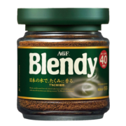 AGF冻干速溶黑咖啡粉日本进口MAXIM马克西姆 美式生椰拿铁咖啡原料 AGF Blendy布兰迪醇和浓香80g