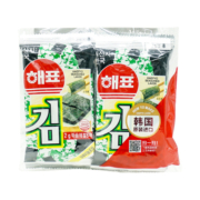 【进口】韩国海牌菁品海苔原味海产品16G/袋零食小吃休闲食品
