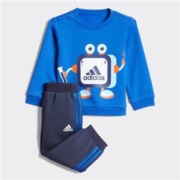 adidas 阿迪达斯 儿童运动长袖套装HM9635 HM9634