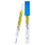可孚 水银体温计玻璃温度计 1支
