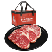 京东百亿补贴：华牧鲜 进口原切眼肉牛排套餐1.6kg/(8份)