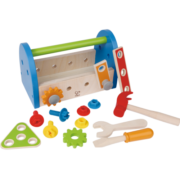 Hape(德国)儿童拆装百变拼装玩具我的工具盒男孩女孩节日礼物E3001