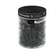 施耐德（Schneider） 德国原装进口非碳素钢笔水墨胆墨囊/墨水/上墨器/改错笔欧标通用钢笔配件 黑色100支装墨胆6801