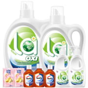 威露士有氧洗衣液套装（2.25Lx1和1Lx1+内衣净x2+消毒液60mlx3）