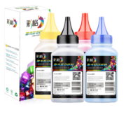 彩格cf400a碳粉适用惠普HP CF500A CF510A CF410A CF400A 打印机硒鼓佳能CRG045打印机墨粉四色套装碳粉