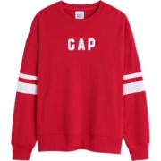 Gap男装春季2023新款LOGO法式圈织软卫衣602135休闲运动套头衫