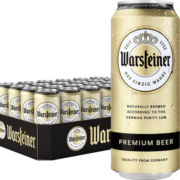 沃斯坦（warsteiner）比尔森 黄啤酒 500ml*24听 整箱装 德国原装进口