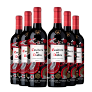 红魔鬼（Casillero del Diablo）干露尊龙赤霞珠红酒 智利原瓶进口干红葡萄酒750ml*6