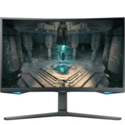 三星（SAMSUNG）27英寸 2K 240Hz 1000R曲面 HDR600 1ms QLED量子点  内置音箱 G65B 电竞显示器 S27BG654EC