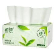 Lam Pure 蓝漂 抽纸 绿茶香 5层72抽27包（170*128mm）