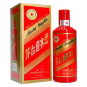 茅台（MOUTAI）贵州茅台迎宾酒 500ml酱香型白酒中国红喜酒婚宴白酒送礼酒水  迎宾53度（中国红）2.0版单瓶装