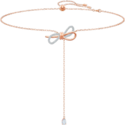 施华洛世奇（SWAROVSKI）【品牌官方直售】 施华洛世奇 LIFELONG BOW 项链女 浪漫妩媚  蝴蝶结 项链5447082