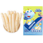 小鹿蓝蓝 深海鳕鱼肠 芝士味  宝宝零食儿童零食添加DHA鳕鱼肉肠 300g