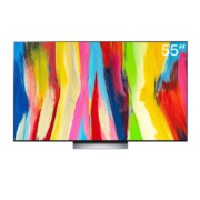 LG OLED55C2PCC  55英寸 OLED护眼 游戏电视 旗舰AI 1ms 英伟达G-SYNC HGIG 电竞显示设备 以旧换新