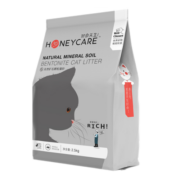 HONEYCARE 好命天生 膨润土猫砂 天然矿石除臭结团无尘猫沙 干垃圾分类猫砂 活性炭矿石猫砂2.5kg*1袋 膨润土