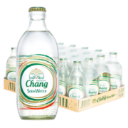 泰象泰国进口泰象(Chang)象牌苏打水含气玻璃瓶325ml*24瓶0卡无糖汽水 原味【325ml*24瓶】